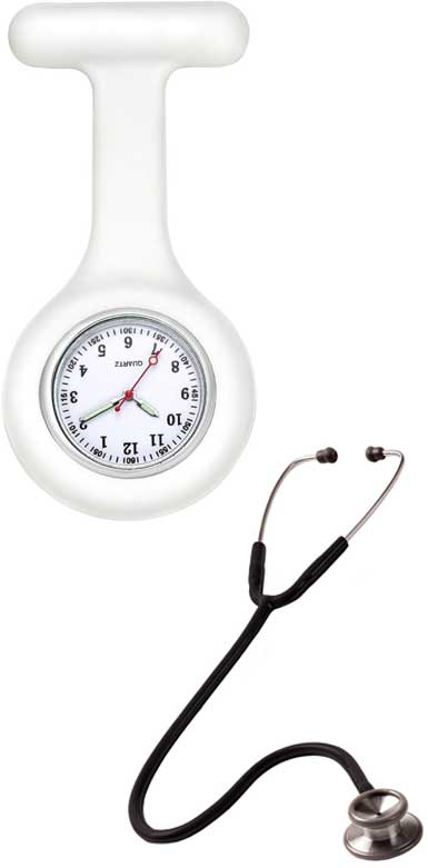 Stethoscope / Lapel Watch Bundle